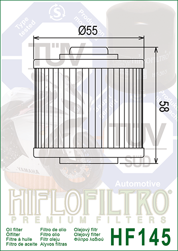 Oil Filter HiFlo HF145