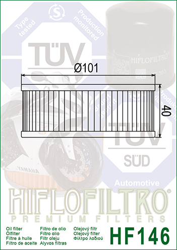 Oil Filter HiFlo HF146