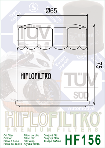 Oil Filter HiFlo HF156