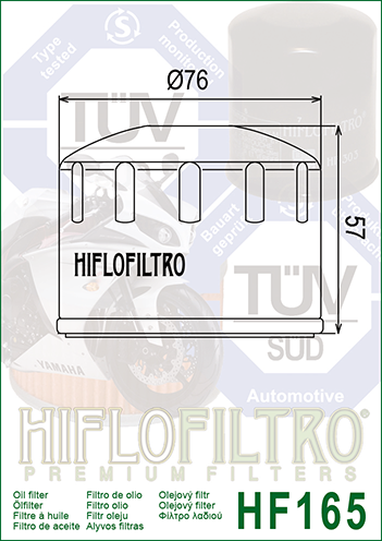 Oil Filter HiFlo HF165