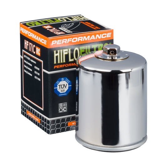 Racing Oil Filter HiFlo HF171CRC Chrome