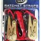 R&G Motorcycle Transport Tie Down Ratchet Straps Pair Red 25mm x 180cm ST0699