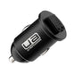 Ultimateaddons 12V 4.8 Amp Motorcycle Mini Dual USB Charger