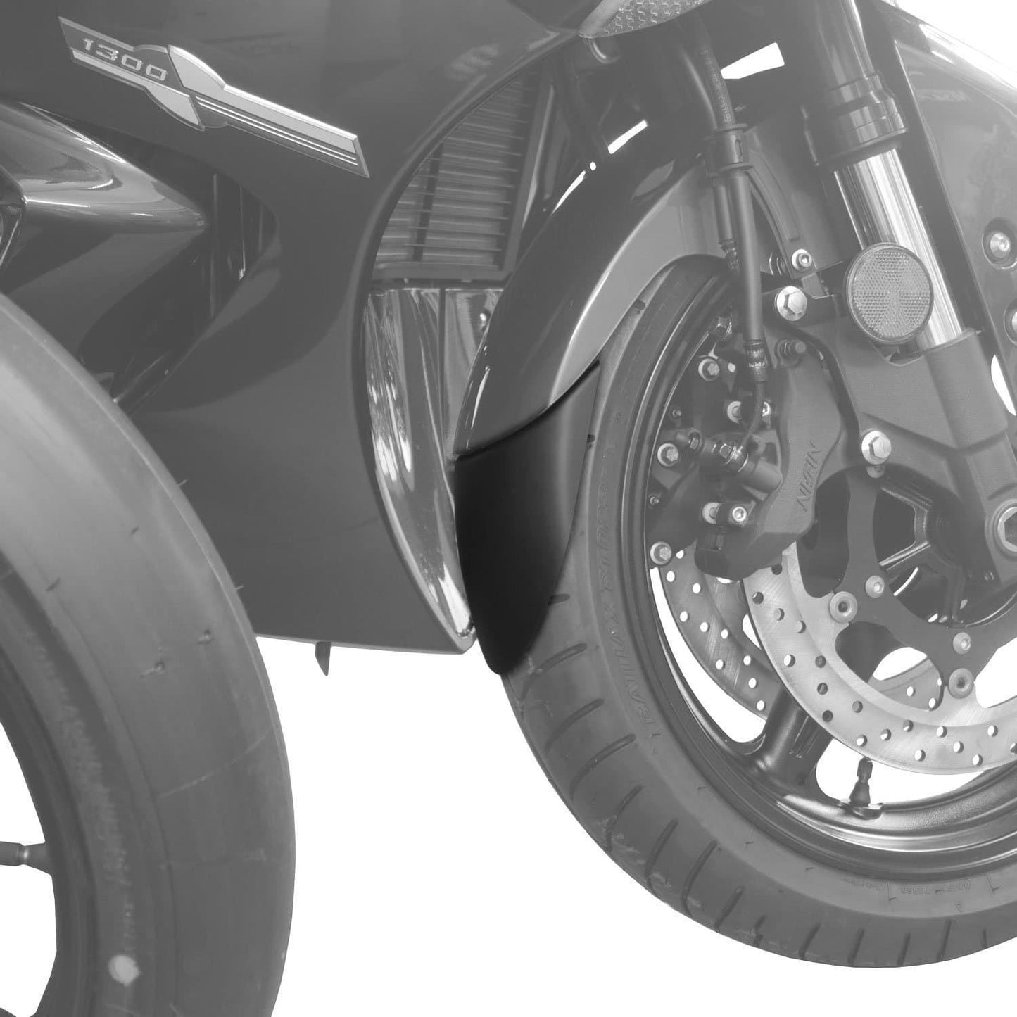 Pyramid Extenda Fenda Matte Black for Yamaha FJR 1300 2006-