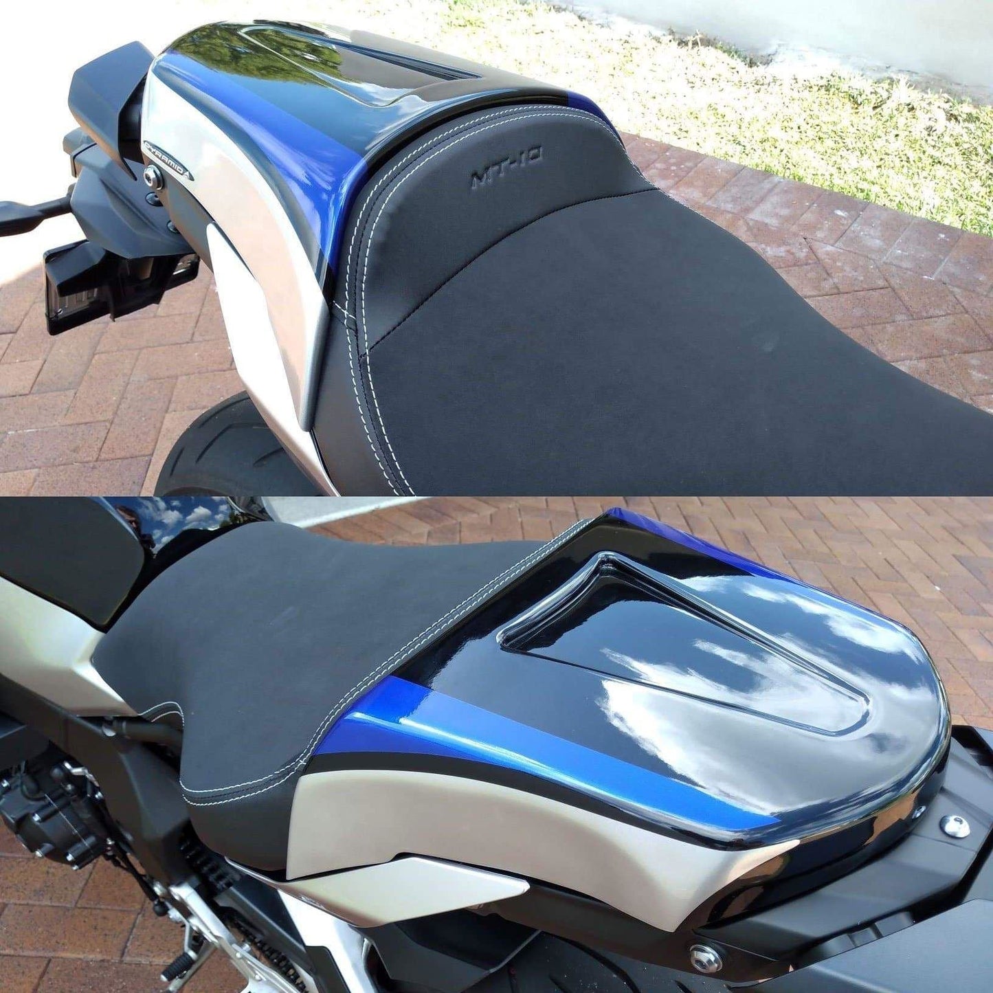 Pyramid Seat Cowl Comfort Seat SP Colours for Yamaha MT-10 SP 2017-