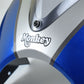 Pyramid Fly Screen Pearl Glittering Blue / Silver for Honda Monkey 125 2021-