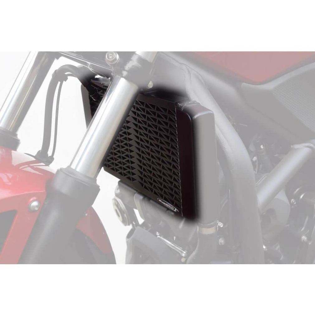 Pyramid Radiator Guard Matte Black for Honda NC750 S / X 15-18 NC700 S / X 12-14