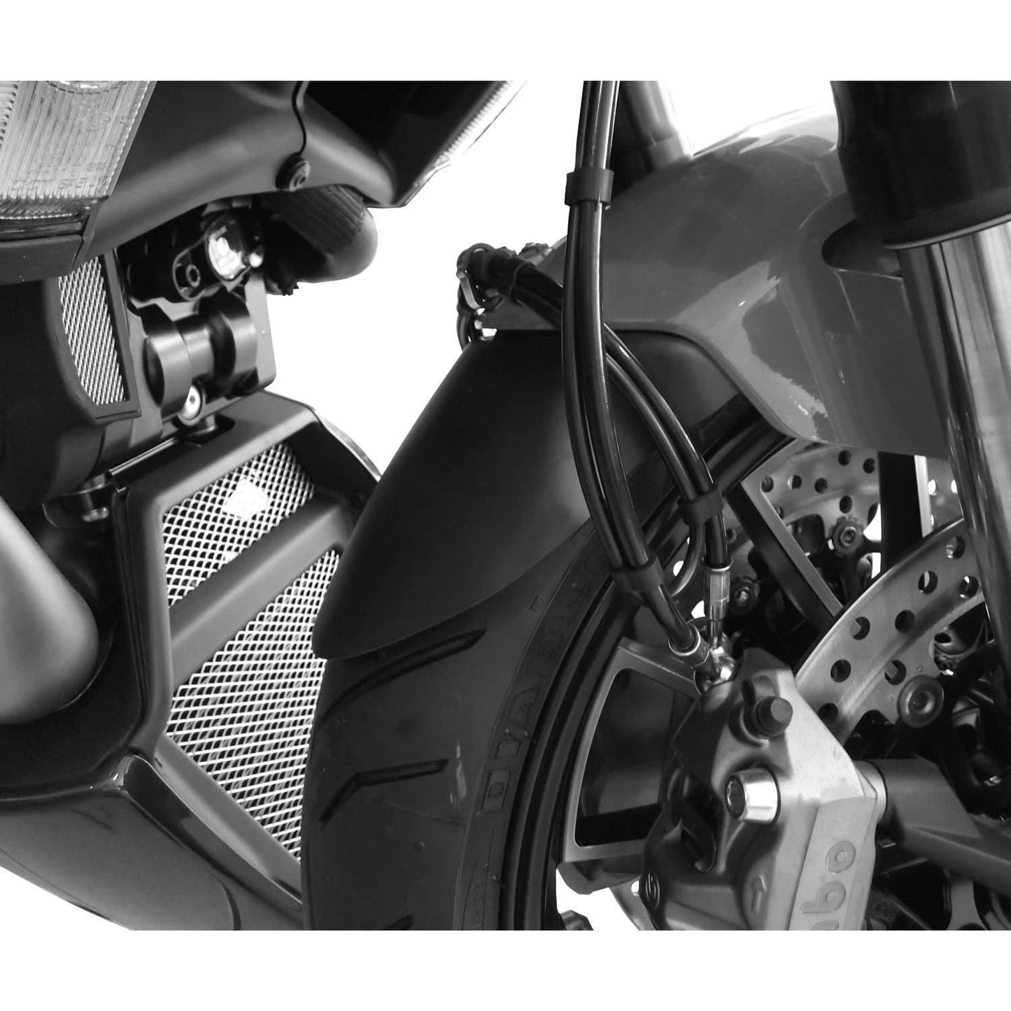 Pyramid Extenda Fenda Matte Black for Ducati Diavel 2011-2015