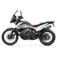 Pyramid Hugger Extension Matte Black for KTM 790 Adventure 19-21 / 890 Adv 21-