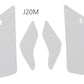 R&G Tank Traction Grips Frosted Clear for MV Agusta Dragster 800 2013 - 2018