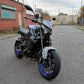 Pyramid Fly Screen Icon Blue Colours for Yamaha MT-09 2021-2023