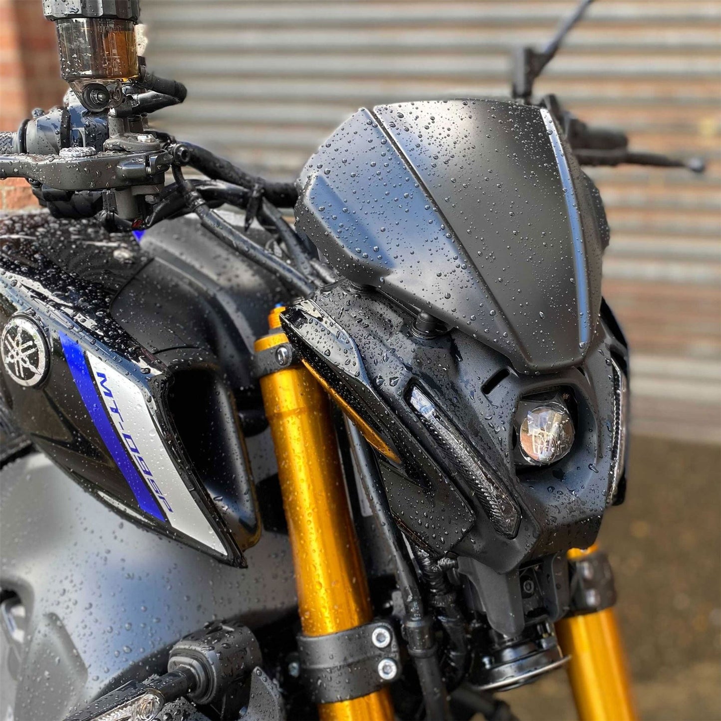 Pyramid Fly Screen  Icon Yamaha Blue for Yamaha MT-09 2021-