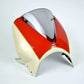 Pyramid Fly Screen New England White / Orange for Triumph Bonneville T100 2016-