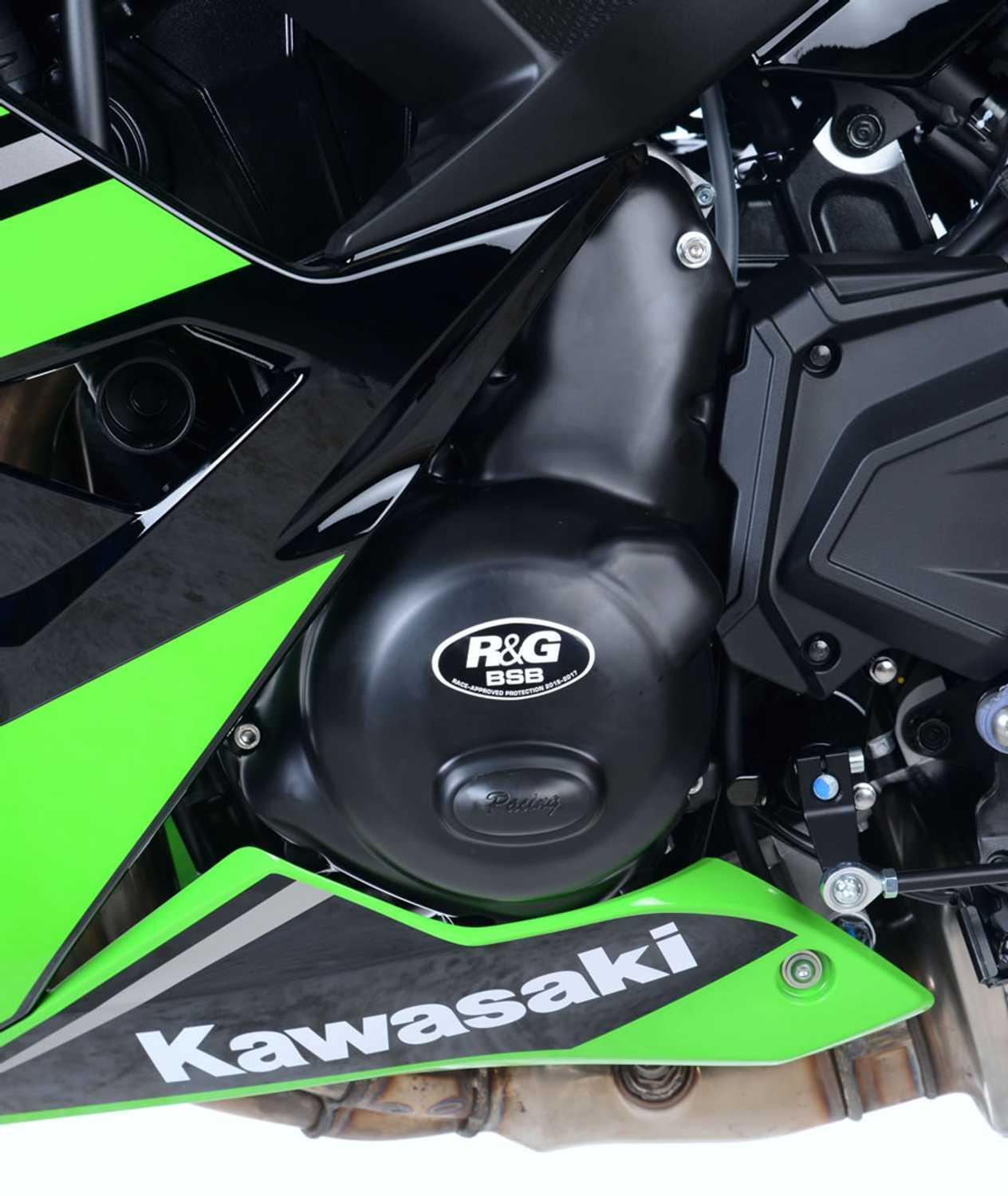 R&G Engine Case Cover Kit for Kawasaki Ninja 650 / Z650 2017-2020 / Z650RS 2022