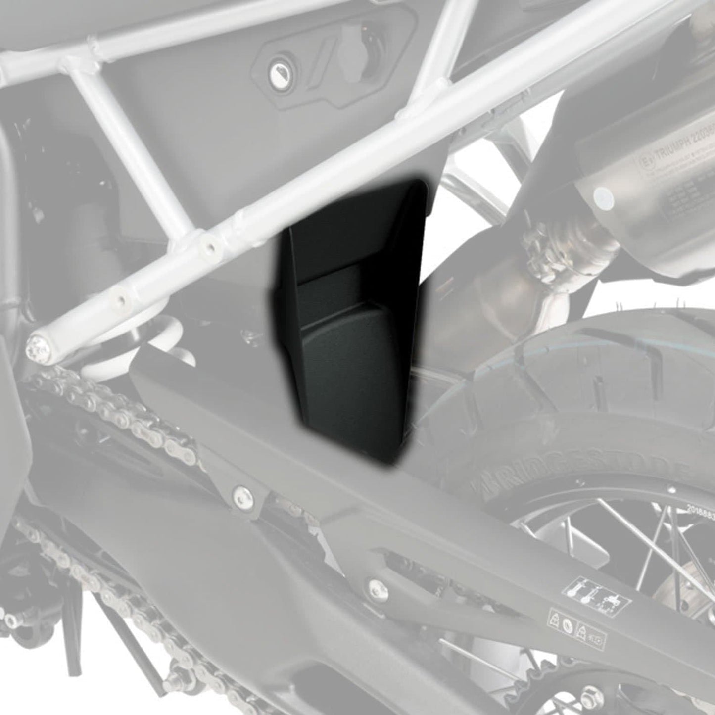 Pyramid Shock Shield Matte Black for Triumph Tiger 900 / GT / Rally / Pro 2020-