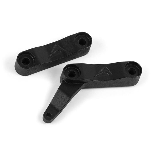 Pyramid Rear Peg Blanking Blocks Matte Black for Yamaha Tracer 9 / GT 2021-2022