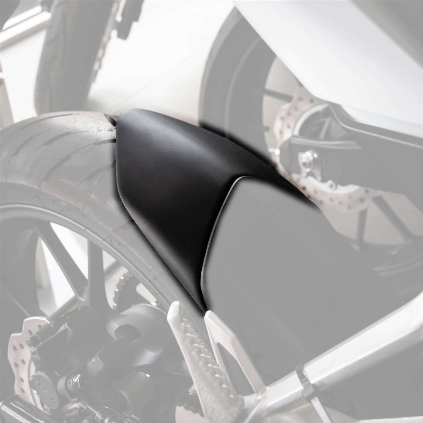 Pyramid Hugger Extension Matte Black for Honda CB300R 2018- / CB125R 2018-