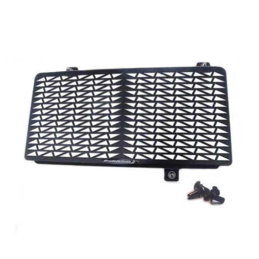 Pyramid Radiator Guard Matte Black for Kawasaki ER-6F / ER-6N 2006 onward