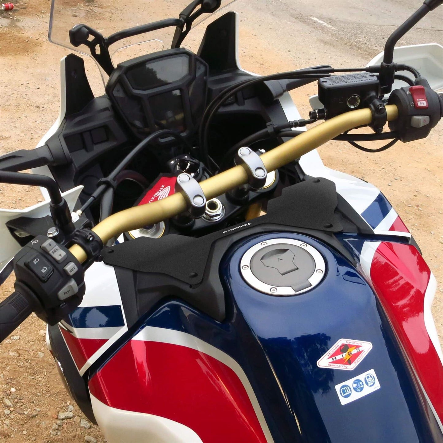 Pyramid Wind Deflector Matte Black for Honda CRF1000L Africa Twin 2015-2019