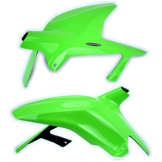 Pyramid Hugger  Gloss Green for Kawasaki Ninja 250 R 2008 - 2013