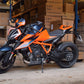 Pyramid Fly Screen Gloss Orange / Matte Blue for KTM 1290 Superduke R 20- / EVO