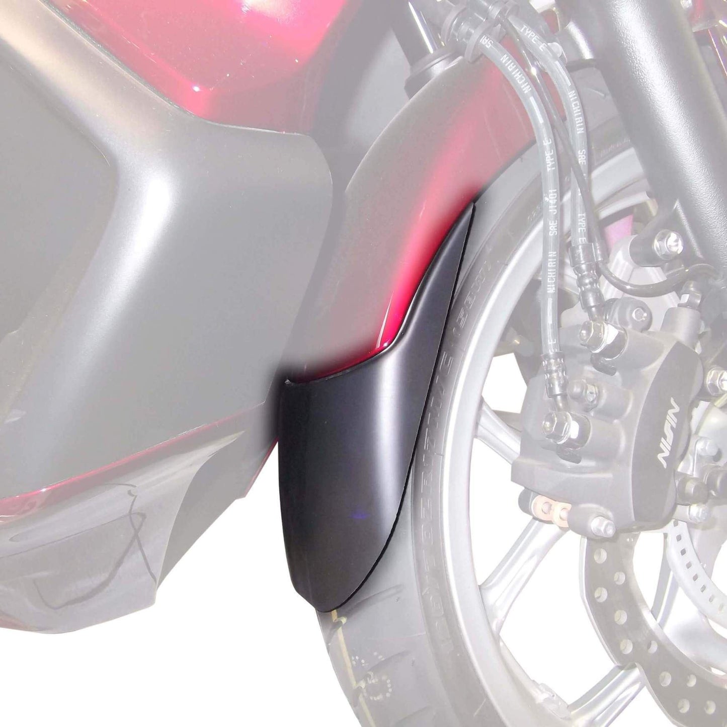 Pyramid Extenda Fenda Matte Black for Honda NC 700 D Integra 12-13 / 750 2014-