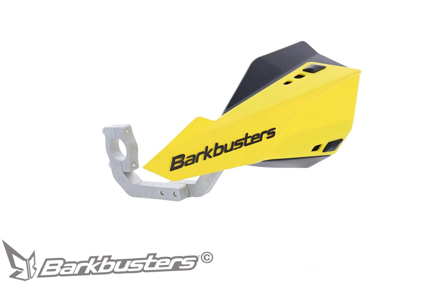 BarkBusters SABRE MX Enduro Handguards Yellow / Black Single Point Clamp Mount