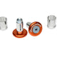 BarkBusters Orange Handlebar End Plugs Pair Expanding Style for 14mm / 18mm ID