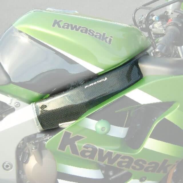 Pyramid Frame Covers Carbon Fibre for Kawasaki ZX6R 2000 2001 2002