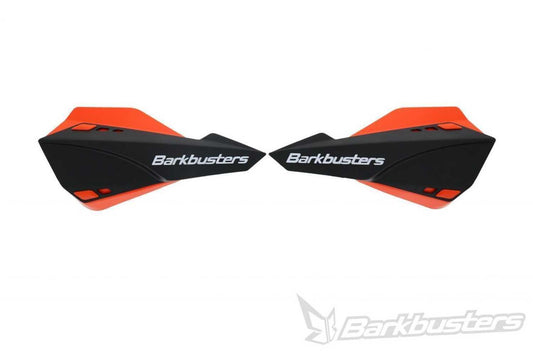 BarkBusters SABRE MX Enduro Handguards Black / Orange Single Point Clamp Mount