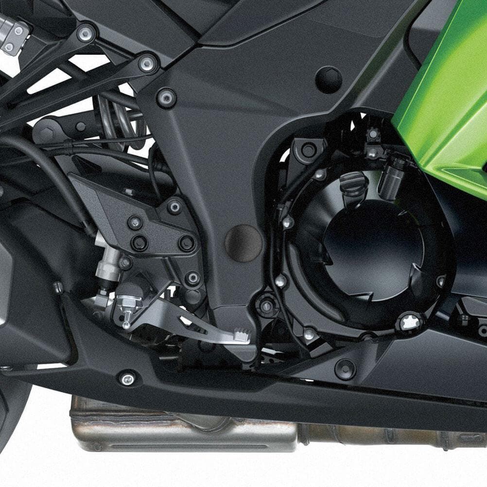 Pyramid Frame End Caps Matte Black Kawasaki Versys 1000 12- / Z1000 10- / SX 11-