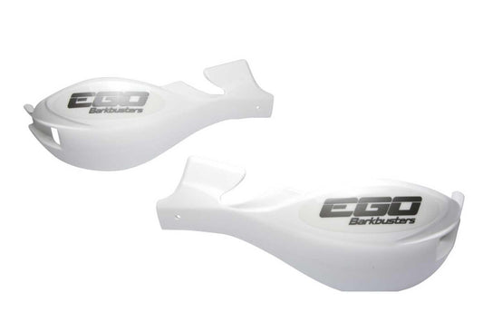 BarkBusters EGO Plastic Hand Guards Only Pair in White