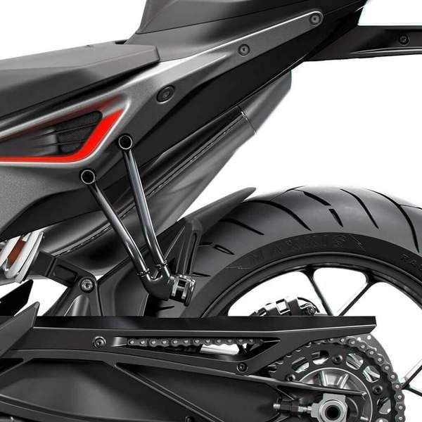 Pyramid Hugger Extension Matte Black for KTM Duke 790 18- / 890 20- / 890R 20-