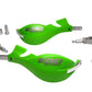BarkBusters EGO HandGuard Kit Green Guards / 22mm Straight Bars Two Point Mount