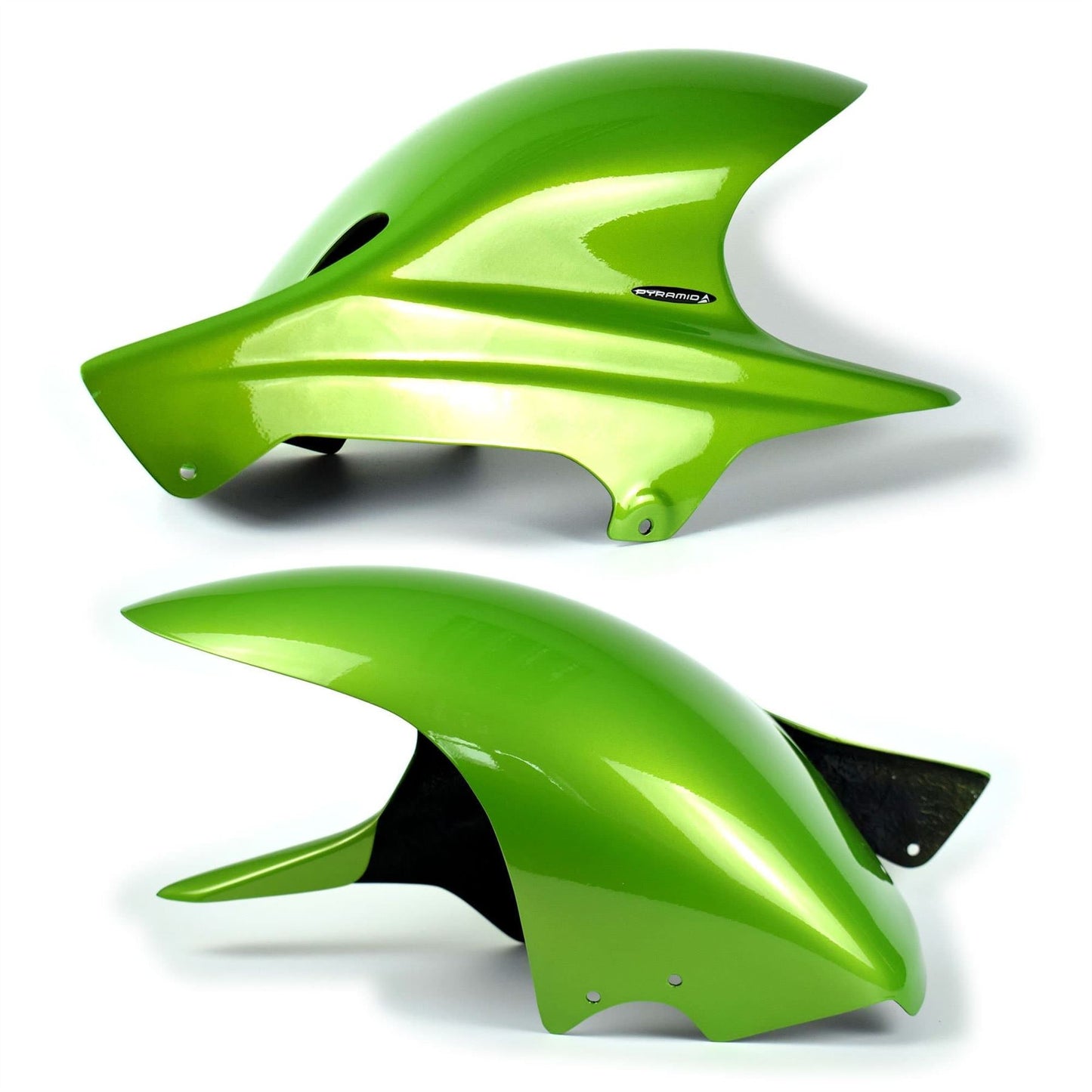 Pyramid Hugger Metallic Candy Lime Green for Kawasaki ZZR 1400 2006 onward