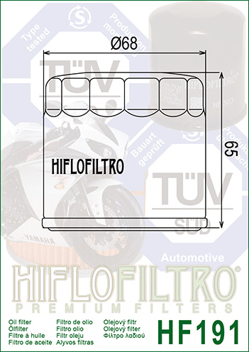 Oil Filter HiFlo HF191