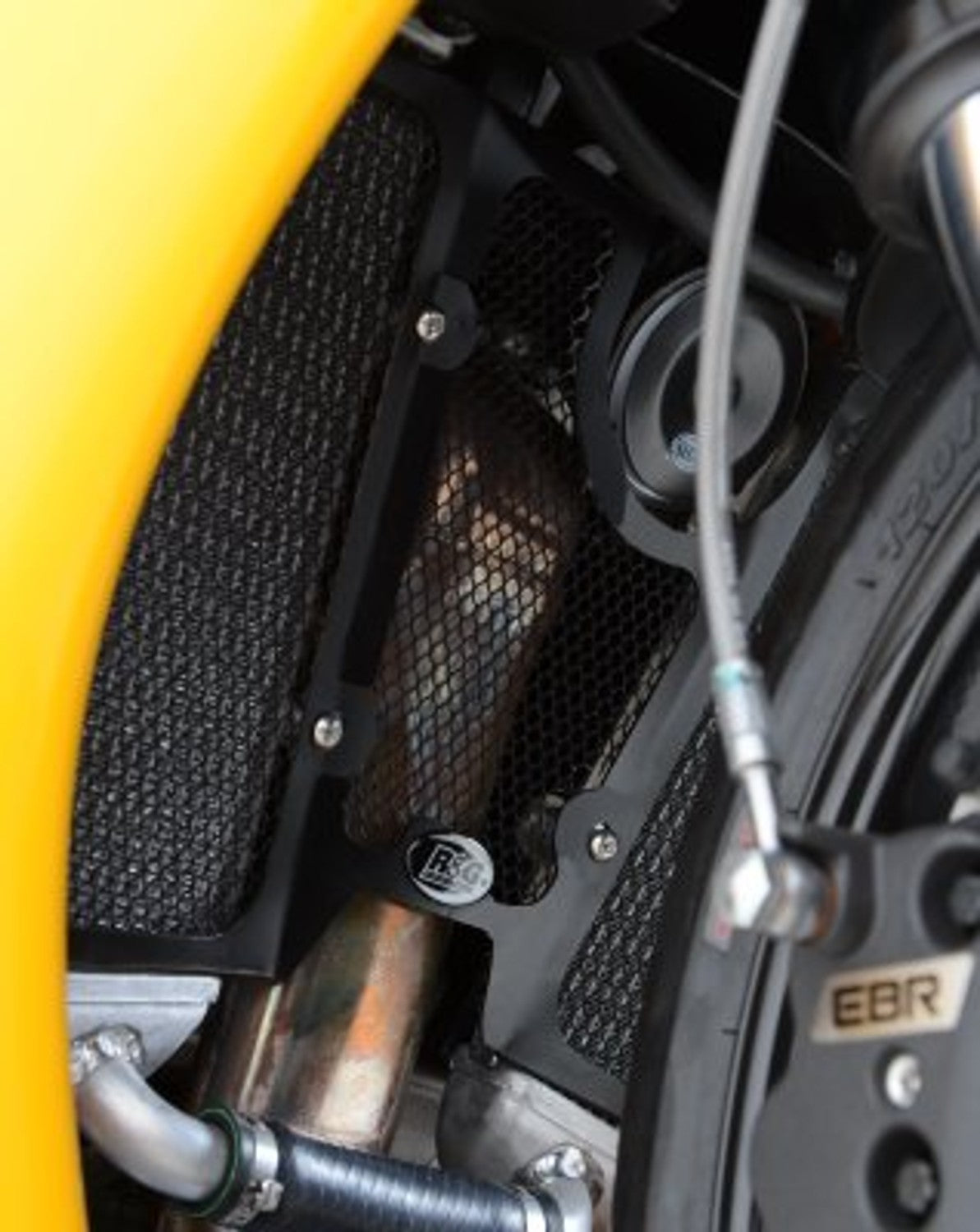 R&G Radiator Guard Black for EBR 1190 RX / SX 2014 onward