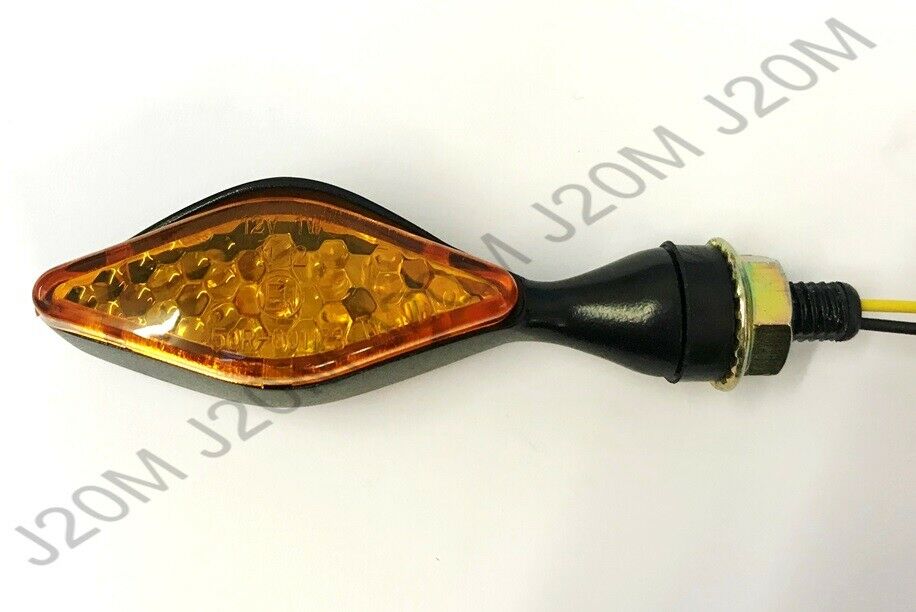 R&G NEW Micro LED Mini Indicators Amber & Clear Lens Motorcycle Motorbike 8mm