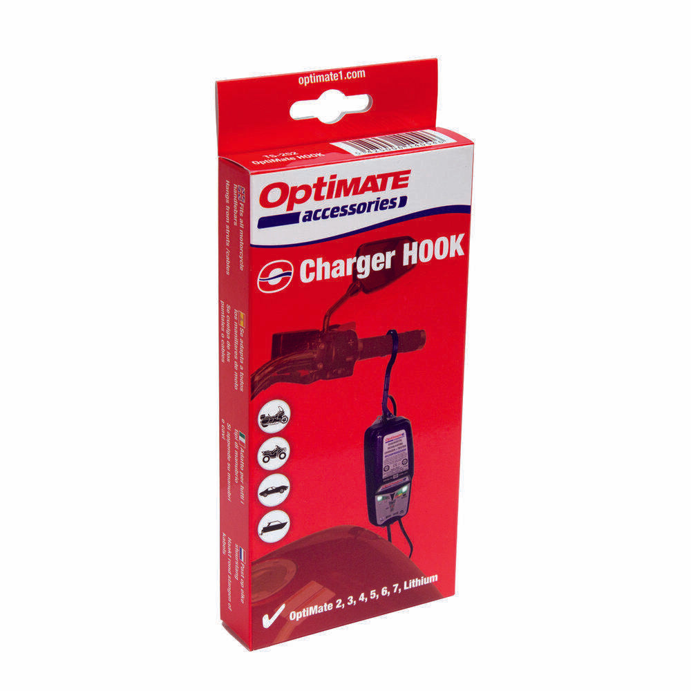 Optimate Accessory Battery Charger Motorcycle Bike Handlebar Hanger Hook