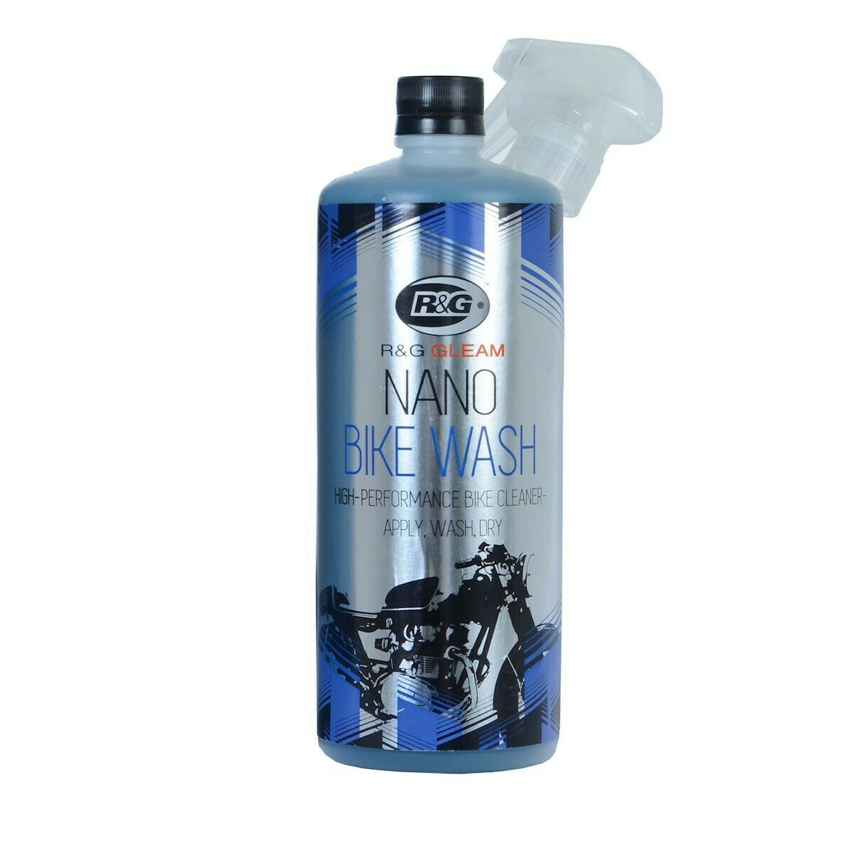 R&G Gleam Nano Bike Wash 1L with Spray Nozzle