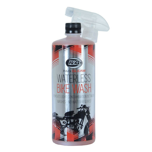 R&G Gleam Waterless Bike Wash 1L with spray nozzle