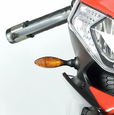 R&G Motorcycle Front / Rear Micro Indicators Bulb Type Turn Signals Pair