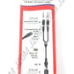Optimate 035 Y Spliter SAE to 2x 2.5 DC Sockets Weatherproof for Heated Clothing