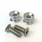 Bike It Silver 6mm 1.00 Pitch Motorcycle Bike Paddock Stand Swing Arm Bobbins