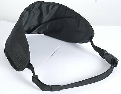 R&G Black Visor Pouch / Protector Belt Strap Bag Fleece Lined