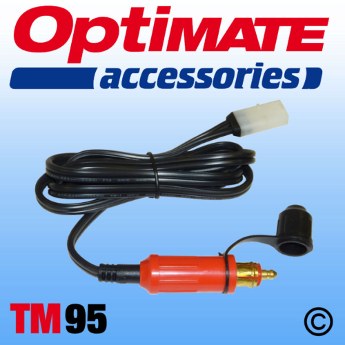 Optimate TM95 DIN Plug Lead Weatherproof Connector for Motorcycle