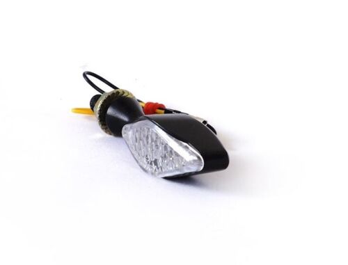 R&G NEW Micro LED Mini Indicators Amber & Clear Lens Motorcycle Motorbike 8mm